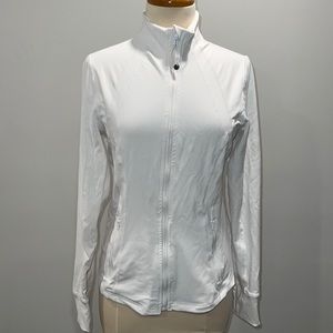 White yoga jacket, size Large